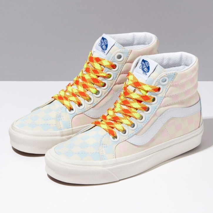 Vans Anaheim Factory Sk8-hi 38 Dx Og Wash-checkerboard