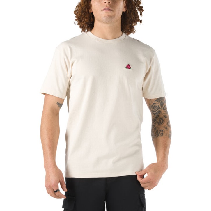 Vans אנהיים חולצת רקמה לבנה