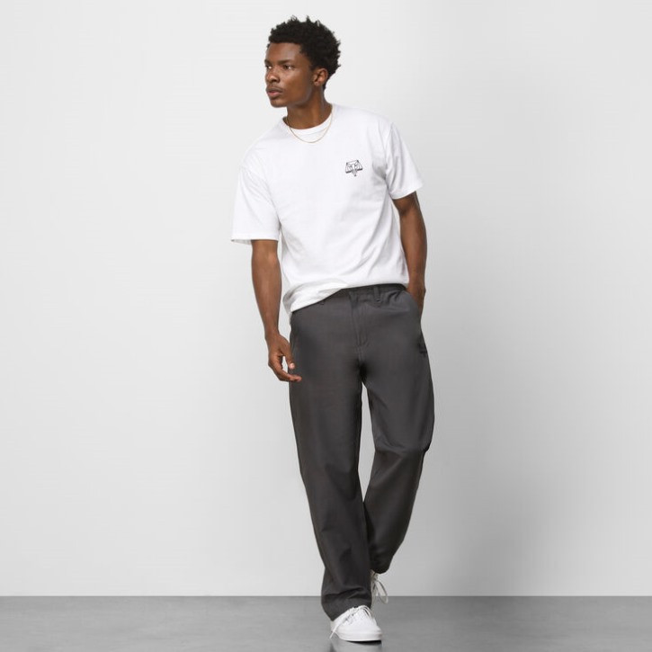 טנדרים אותנטיים Chino Glide Relax Taper Pant (courage Adams) אספלט