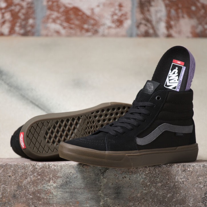 Vans Bmx Sk8-hi מסטיק שחור-כהה