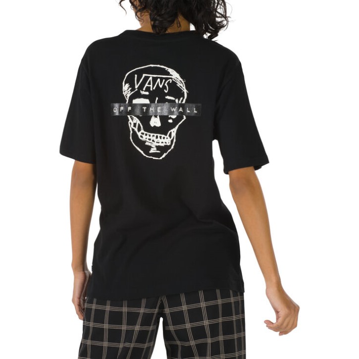 Vans Breana כיס חולצת טריקו שחורה
