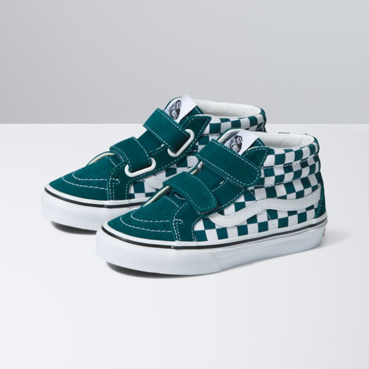 Vans Color Theory Kids Sk8-אמצע הוצאה מחודשת V Deep Teal