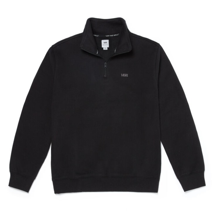 Vans Comfycush Boxy Quarter Zip שחור