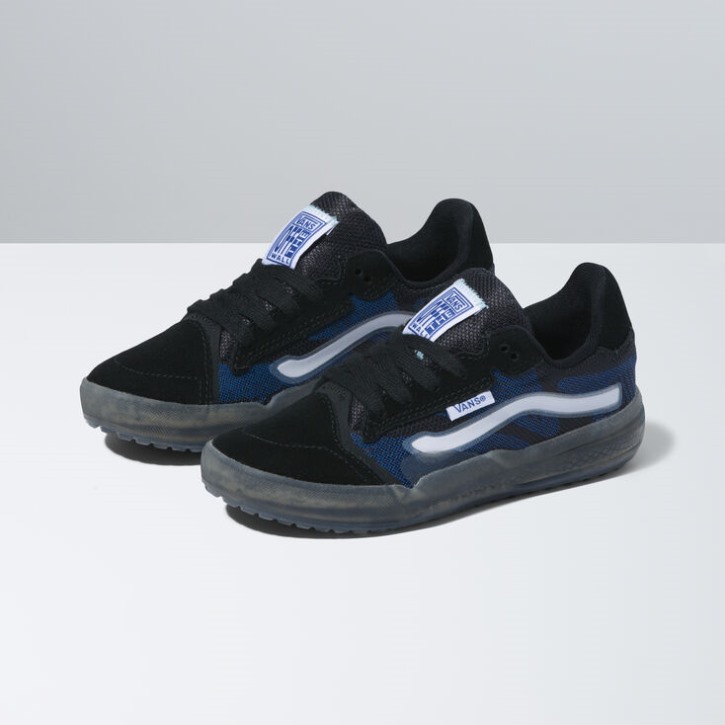 Vans Deuce Kids Evdnt Ultimatewaffle שחור-כחול אמיתי