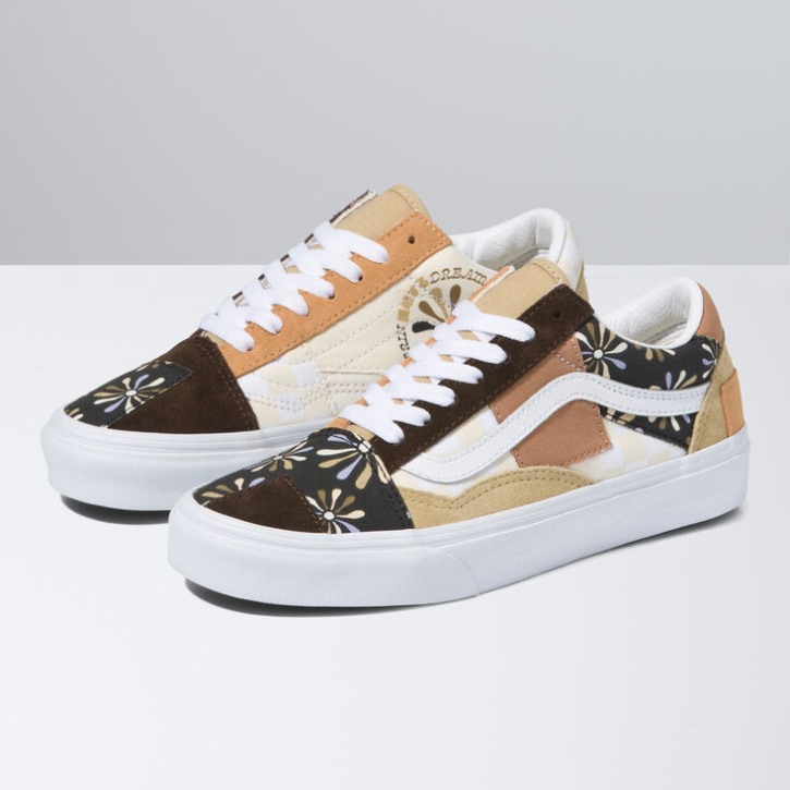 Vans Divine Old School טלאים לבן רב אמיתי