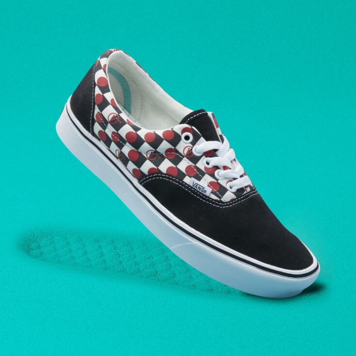 Vans Drop V Check Comfycush עידן שחור-לבן