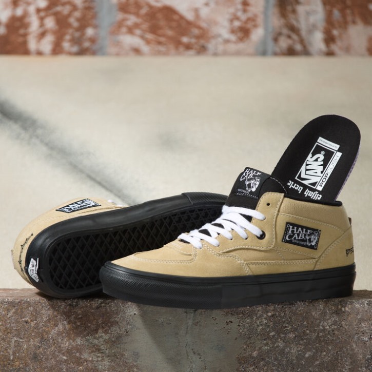 ואן Elijah Berle סקייט חצי מונית Elijah Berle חאקי-שחור