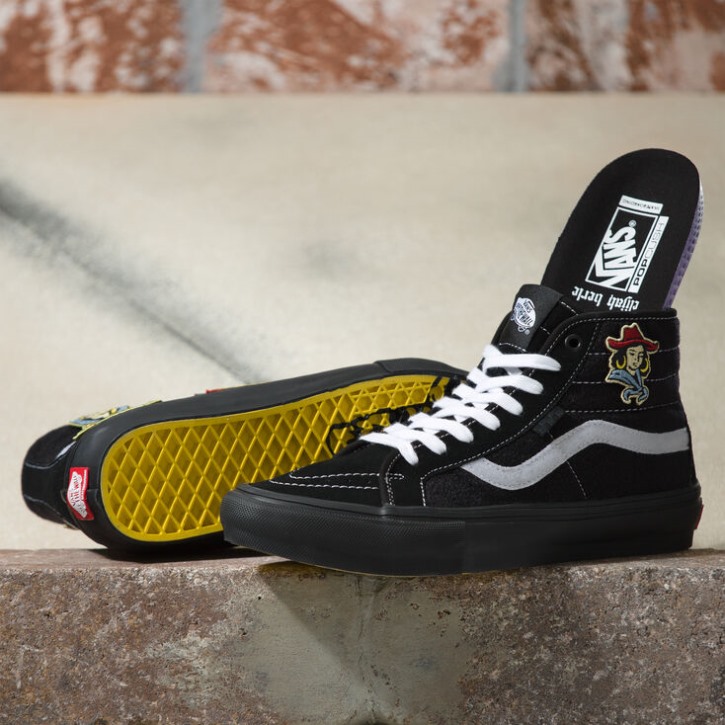 ואן Elijah Berle סקייט Sk8-hi Decon Elijah Berle שחור-שחור