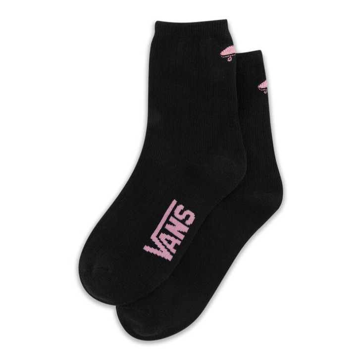 Vans Kickin It Crew Sock 6.5-10 1pk Black-lilas