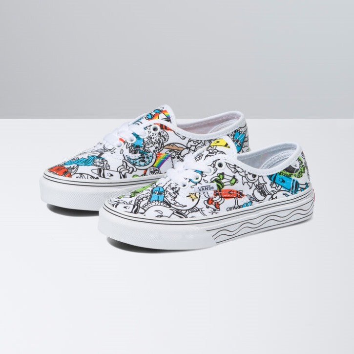 Vans Kids Crayola אותנטי עשה זאת בעצמך-סקיצה בדרך שלך