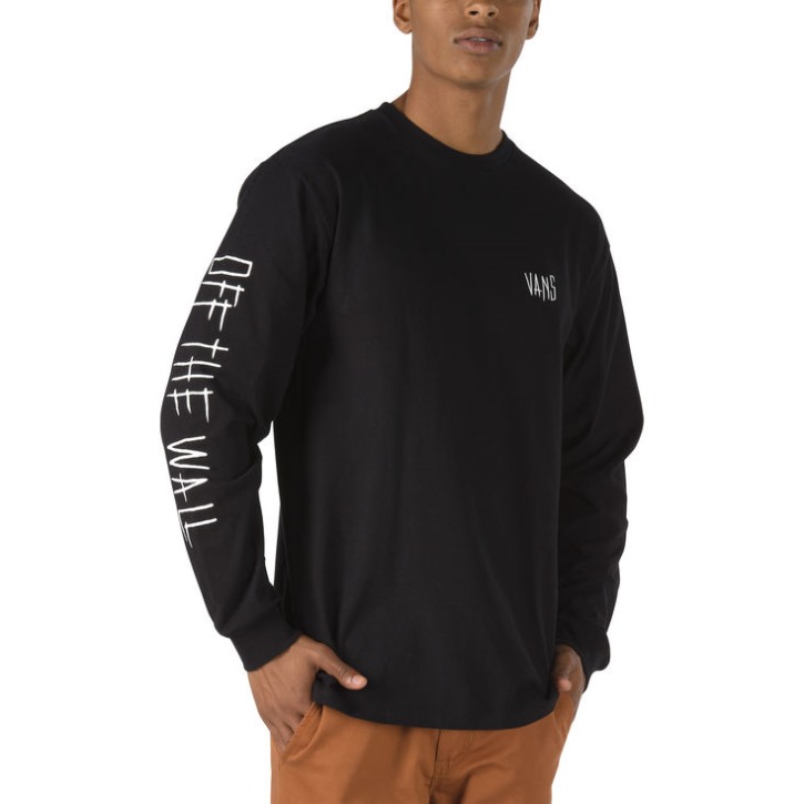 Vans Mathias Dandois חולצת טריקו עם שרוולים ארוכים שחורה