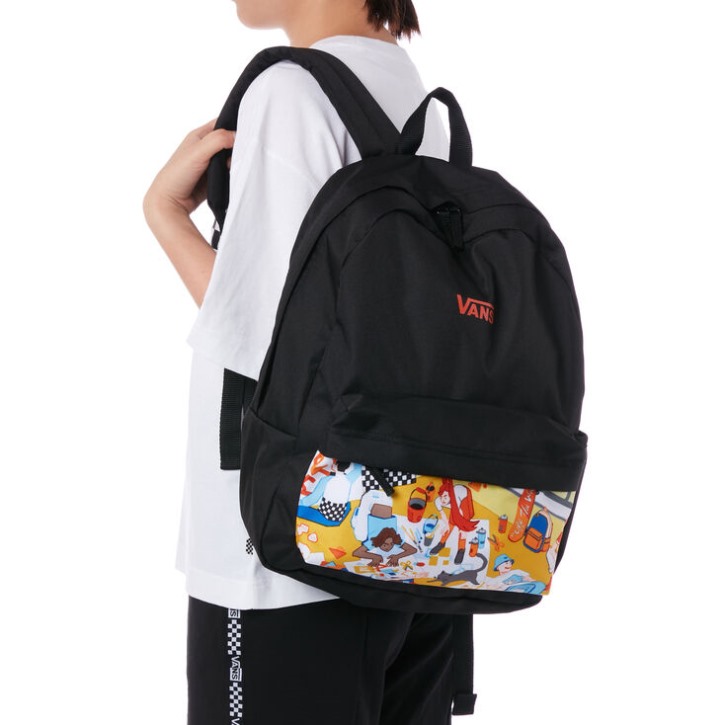 Vans Otw Art Collection Tian Ran תיק גב שחור