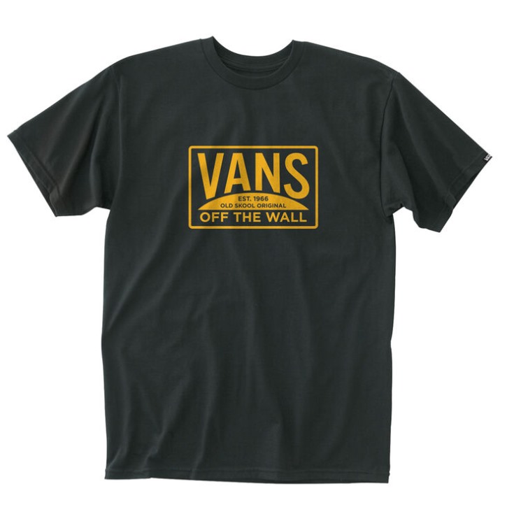 Vans חולצת טריקו קלאסית מקורית שחורה