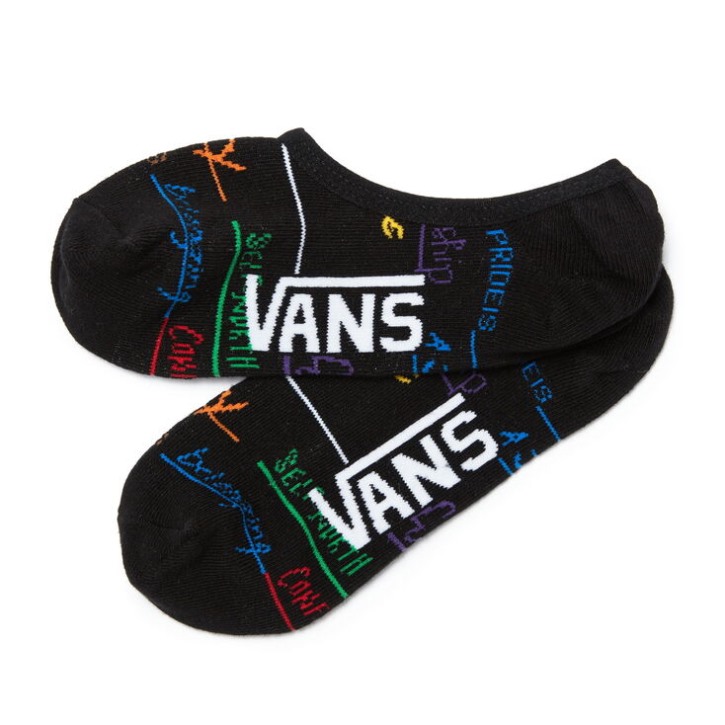 Vans Pride 22 קנודל גודל 6.5-10 חבילה 1 שחורה