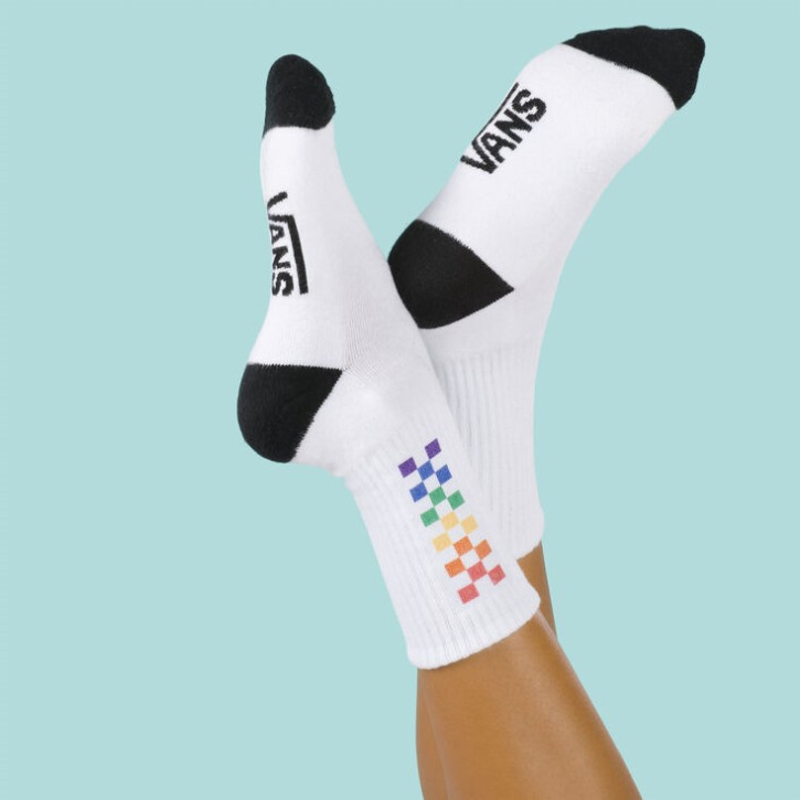 Vans Pride Girl Gang גרביים (מידה 6.5-10) קשת בענן