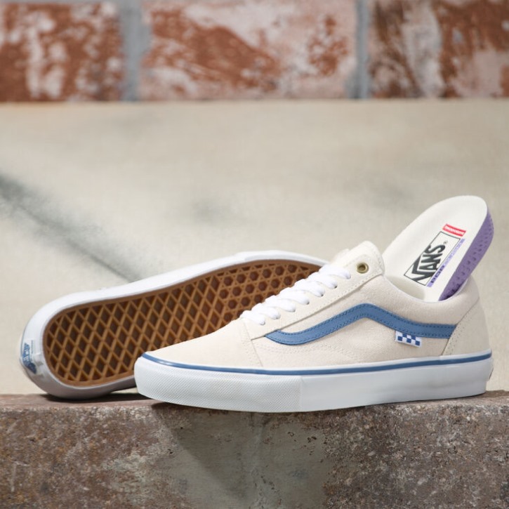 טנדרים Raw Canvas Skate Old School Raw Canvas קלאסי לבן