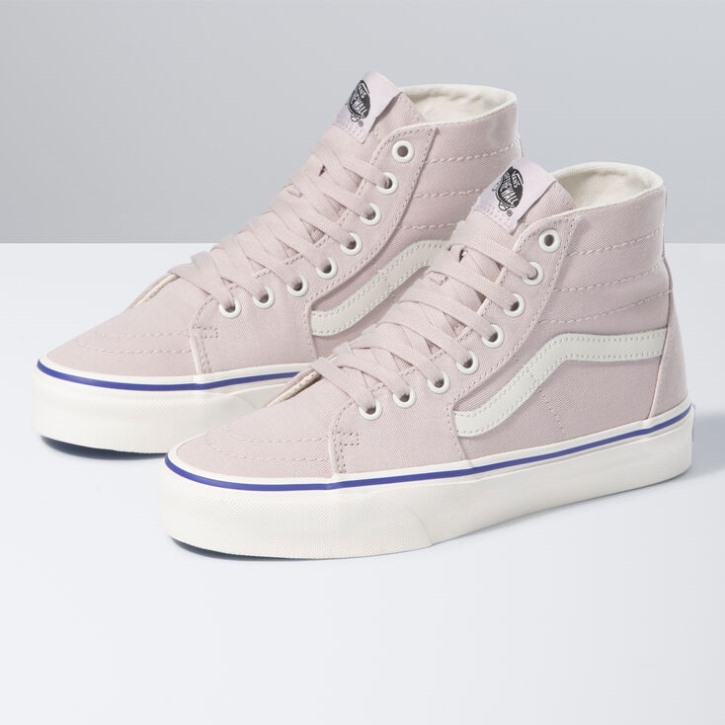 טנדרים רטרו Cali Sk8-hi מחודד מחודד סגול-ספקטרום כחול
