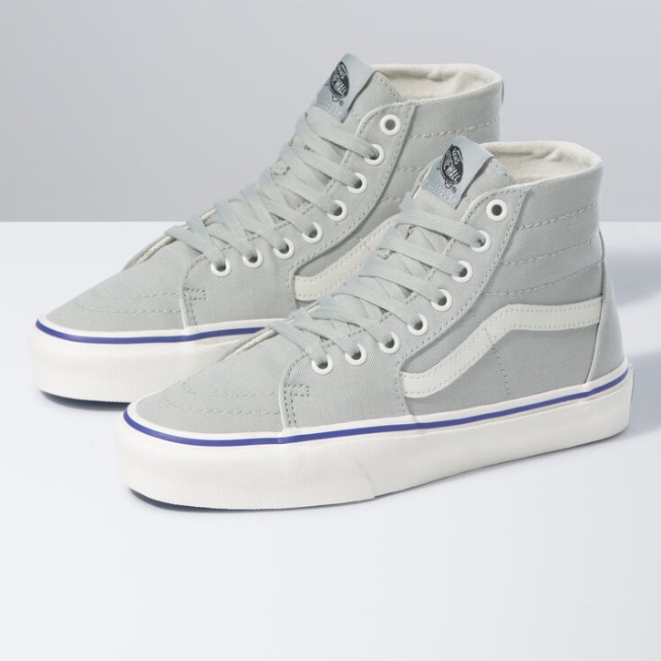 טנדרים רטרו Cali Sk8-hi מחודד מינרל אפור-ספקטרום כחול