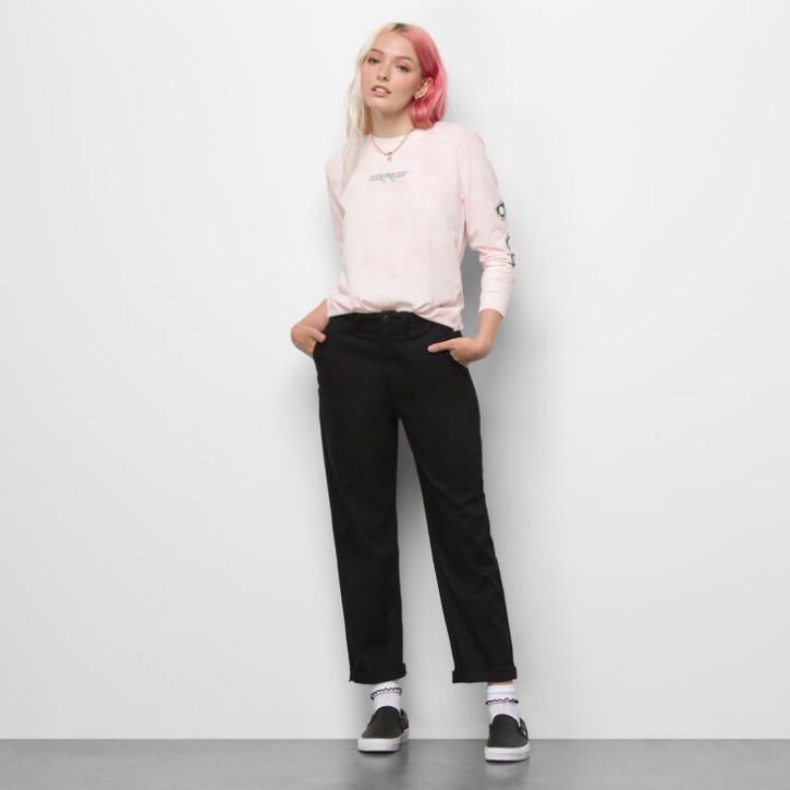 Vans Sandy Liang צ'ינו שחור אותנטי