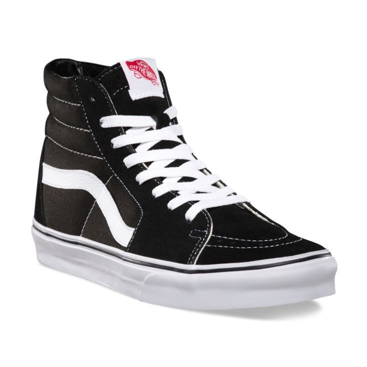 טנדרים Sk8-hi שחור-שחור-לבן