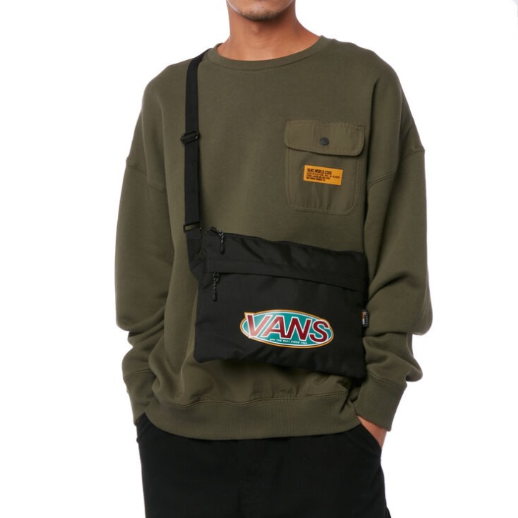 לוגו Vans Spin Cross Body תיק שחור