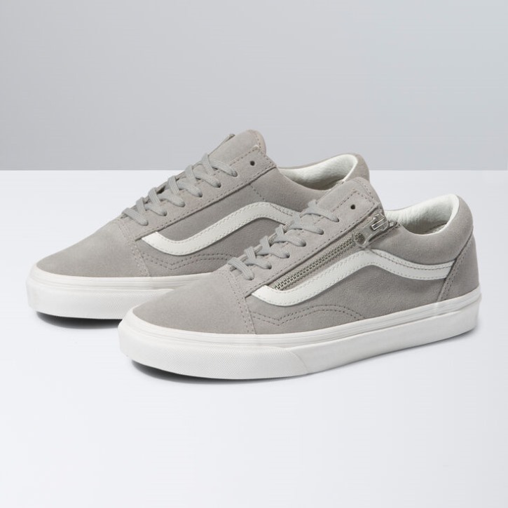 Vans זמש אולד סקול Zip Drizzle-blanc De Blanc