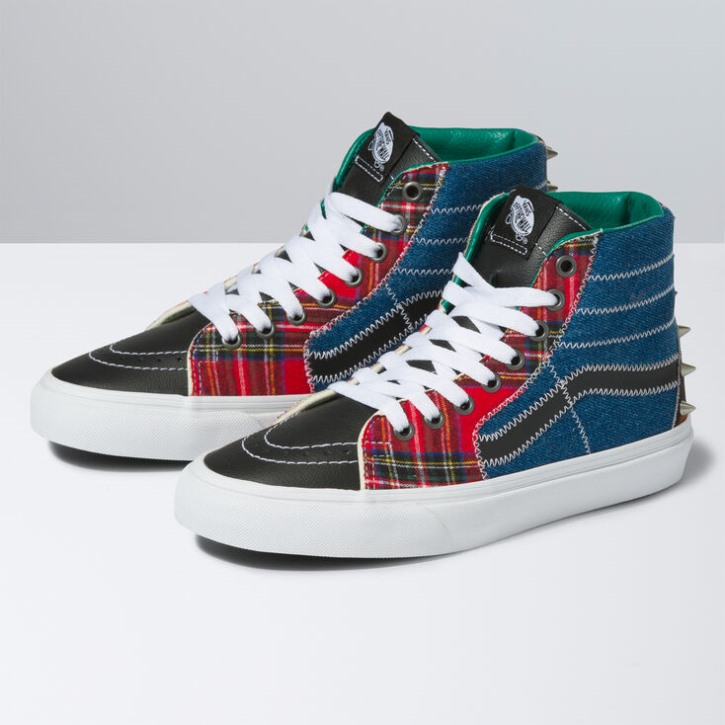 Vans Tartan Daze Sk8-hi צבע רב חומצי
