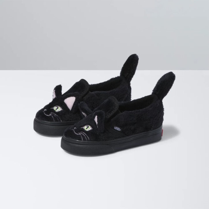 Tandrim Feut Slip-on V Cat שחור ולבן אמיתי