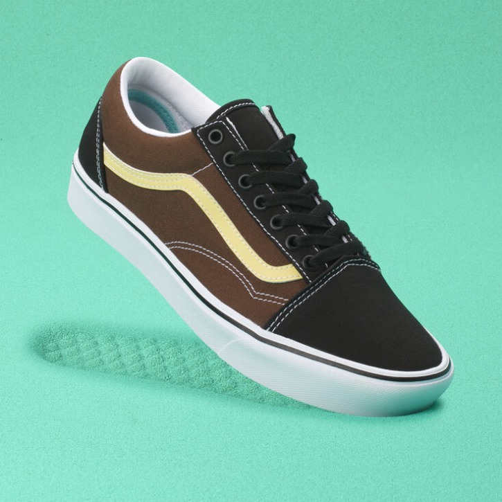 Vans Tri-tone Comfycush Old Skool תוף שחור גשם קרם זהב