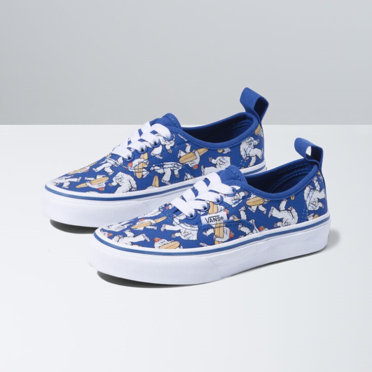 Vans Yeti Surf Kids לימוזינה תחרה אלסטית אותנטי-לבן אמיתי