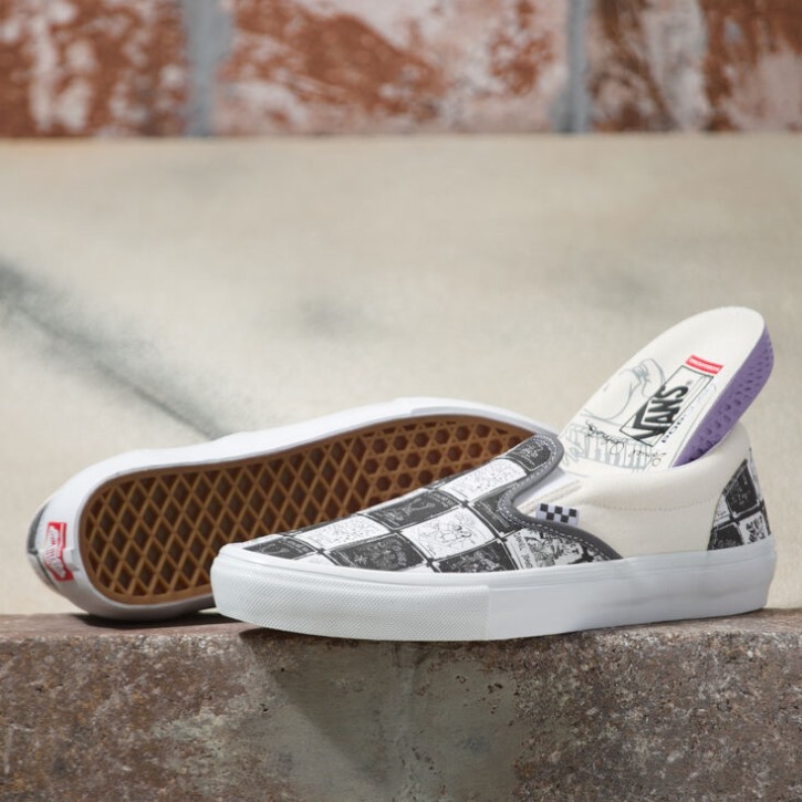 Vans X Daniel Johnston סקייט גלישה רייבן