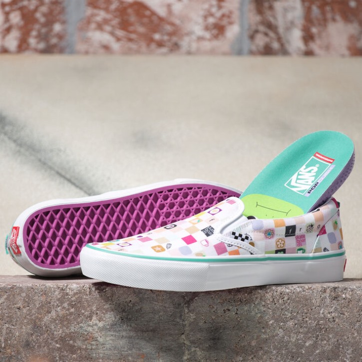 Vans X Frog Skate Slip-on Ltd לבן-לבן