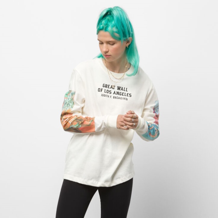 Vans X Moca Judy Baca שרוול ארוך החבר טי ג'ודי באקה