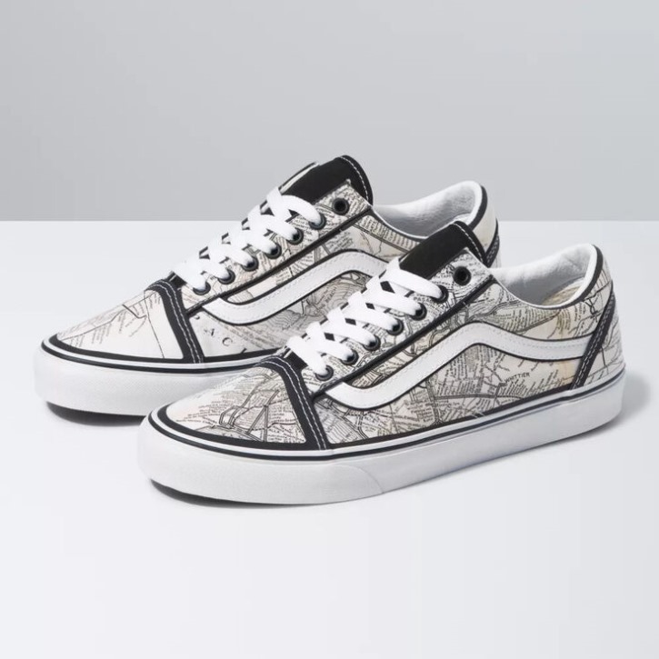 Vans X Moca Old School Frances Starr-maps