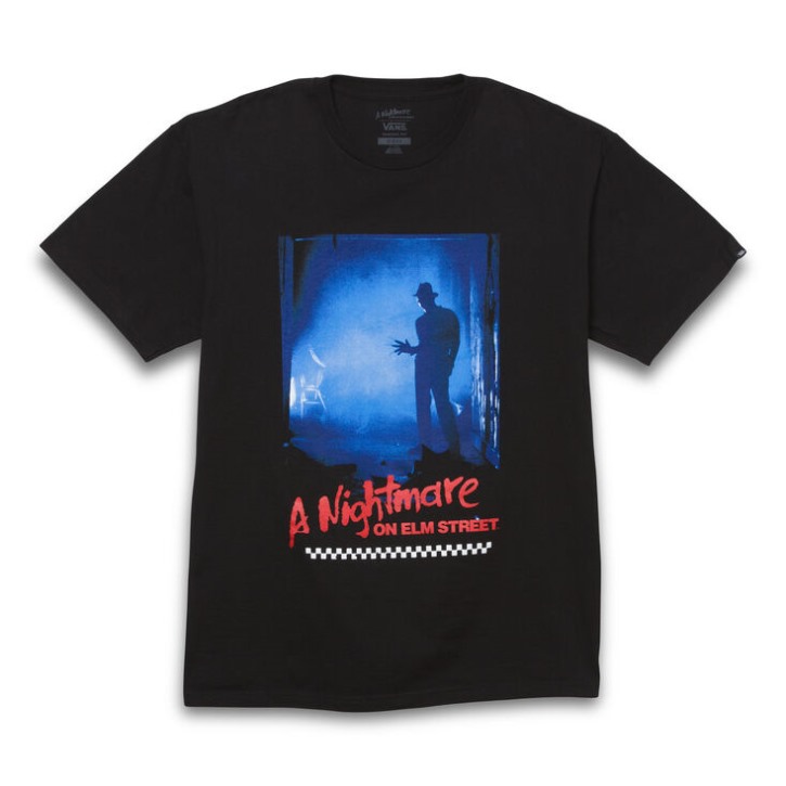 Vans X Nightmare On Elm Street חולצת טריקו שחורה