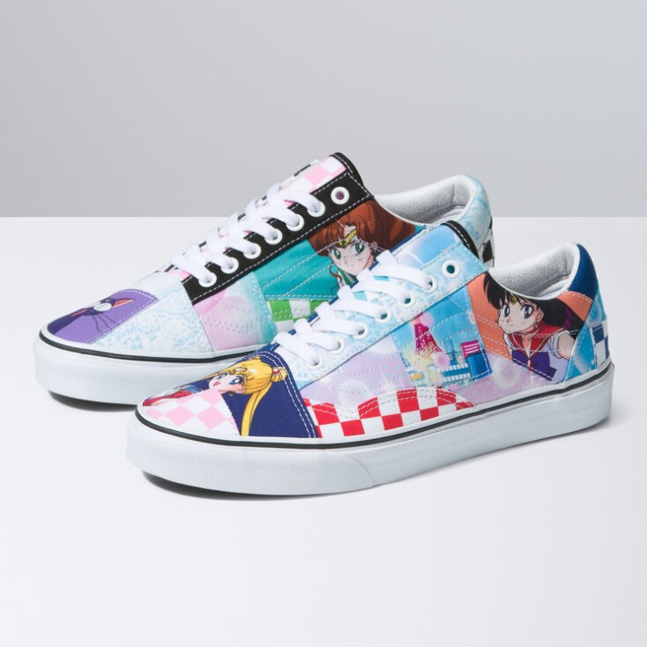 Vans X Sailor Moon אולד סקול טלאים מולטי