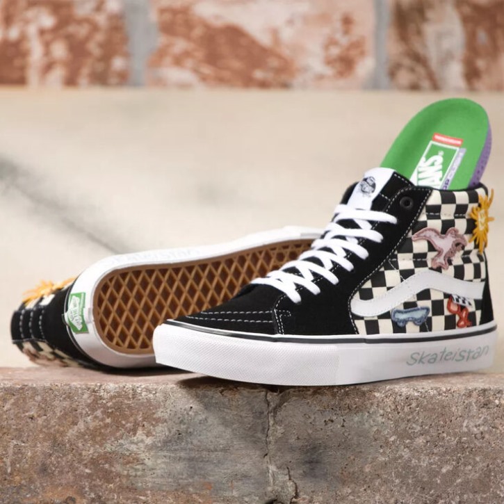 Vans X Skateistan Skate Sk8-hi לוח דמקה