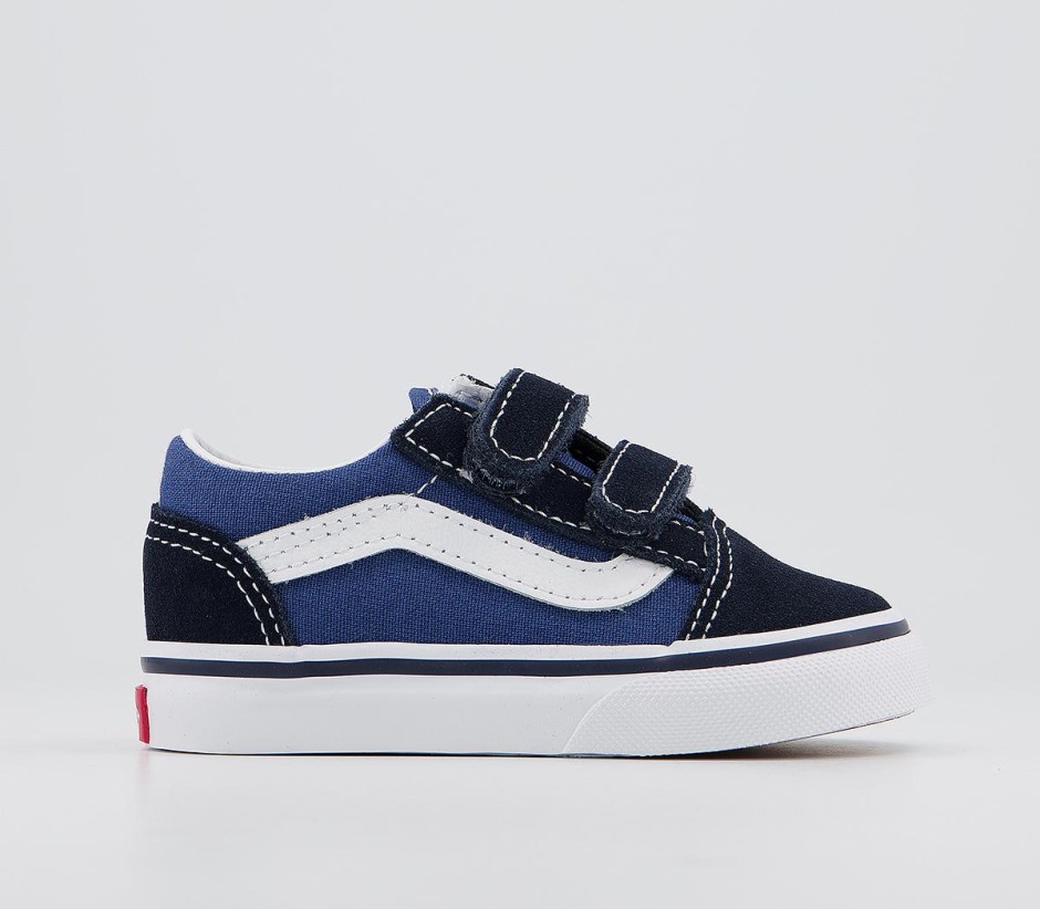 Tandrim Old School Toddler Navy Real White