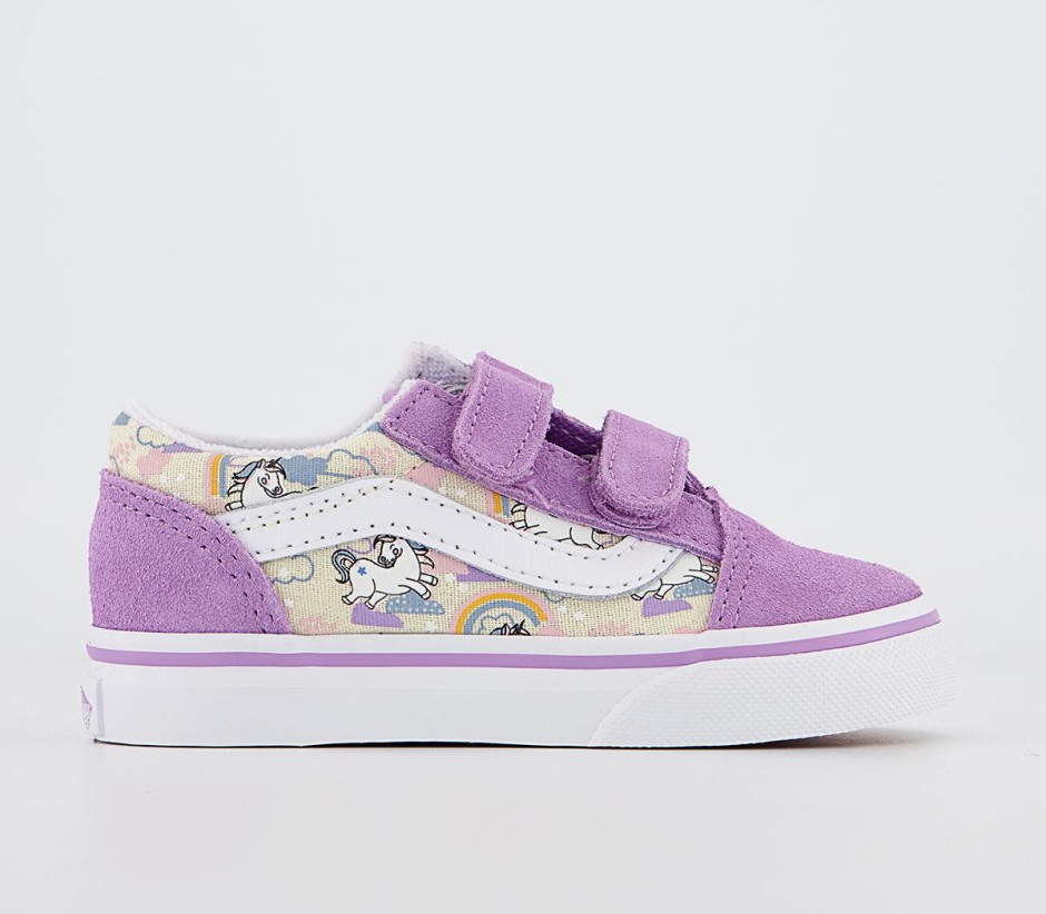 Vans אולד סקול מאמנים מיתולוגי זוהר לילך שקוף