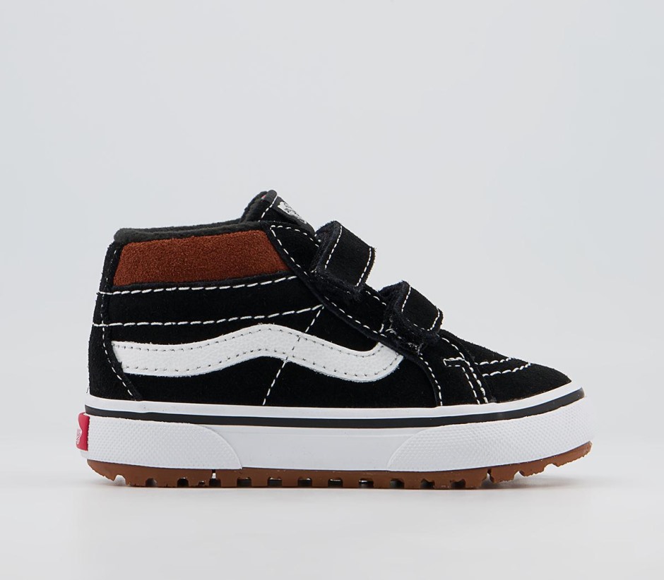 Vans Sk8 Hi הוצאה מחודשת Mte מאמנים לפעוטות שריון צב שחור