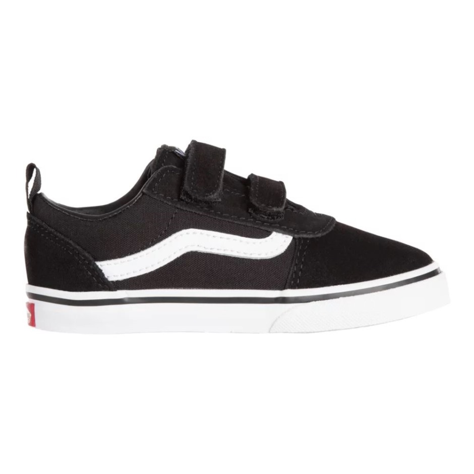 Vans ילדים לפעוטות מחלקת V נעלי הליכה ריצה סקוטש שחור