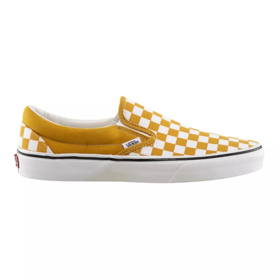 Vans נעלי סקייט קלאסיות לגברים לט צהוב