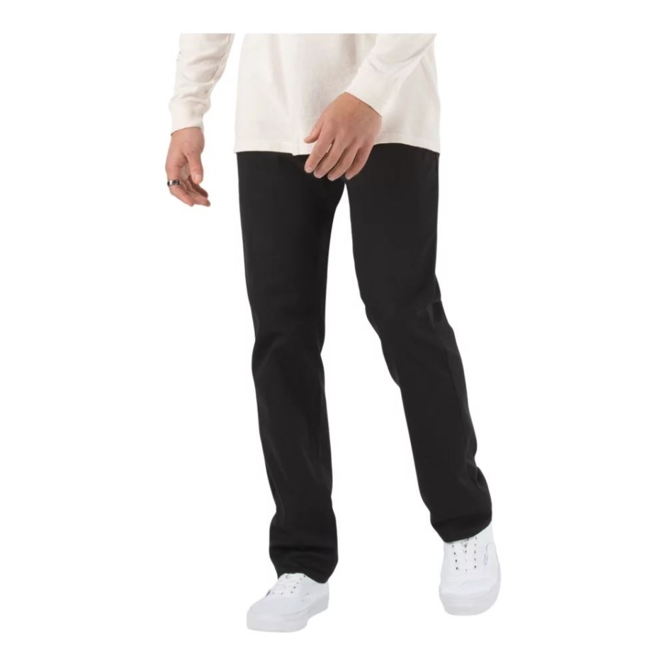 Vans גברים Covina 5 כיסים מכנסיים דק ישר שחור