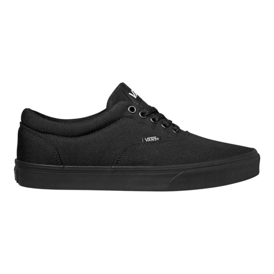 Vans גברים Doheny סקייט נעלי סניקרס קז'ואל קנבס קל משקל שחור-שחור