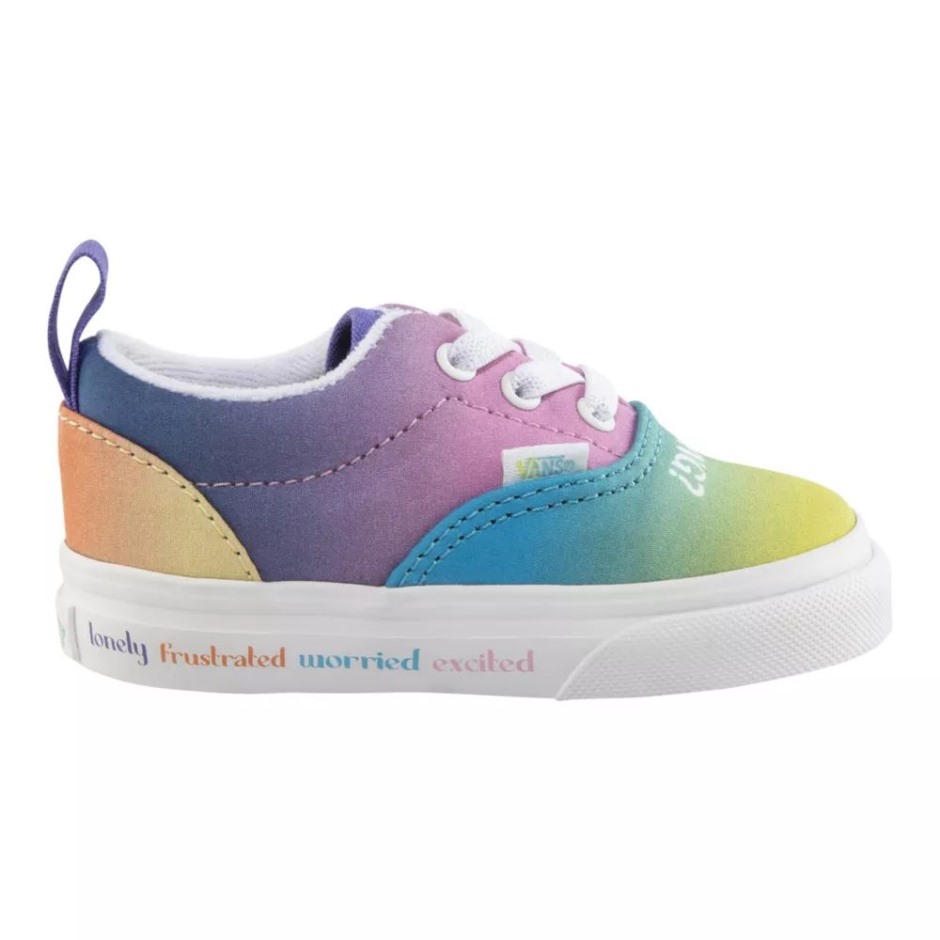 Vans Toddler' טיפוח טיפוח עידן El Tru נעלי סקייט טיפוח-אמת לבן