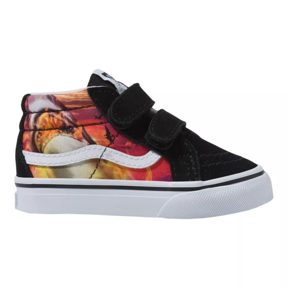 Vans לפעוטות ילדים Sk8-mid Resution V נעלי סקייט כריש שקיעה-שחור