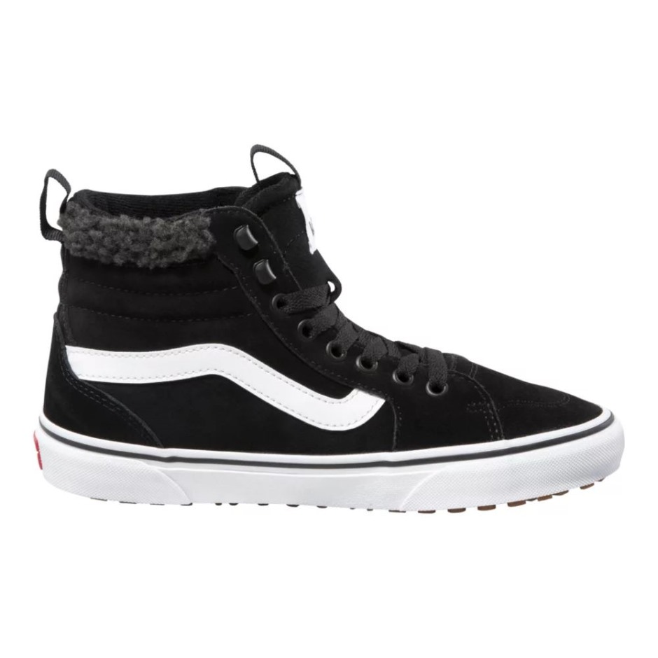 Vans לנשים Filmore Vansguard מגפיים גבוהים להחליק דוחה מים זמש שחור-לבן