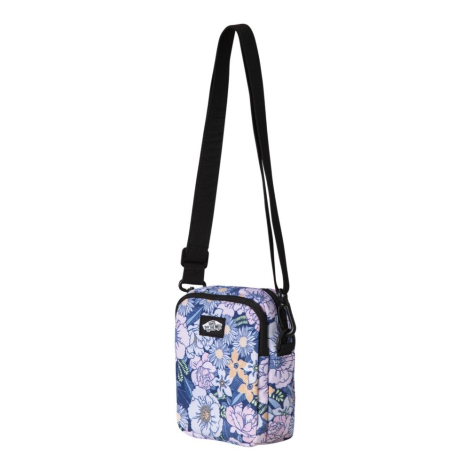 Vans נשים Go Getter Crossbody תיק רטרו קל משקל פרחוני