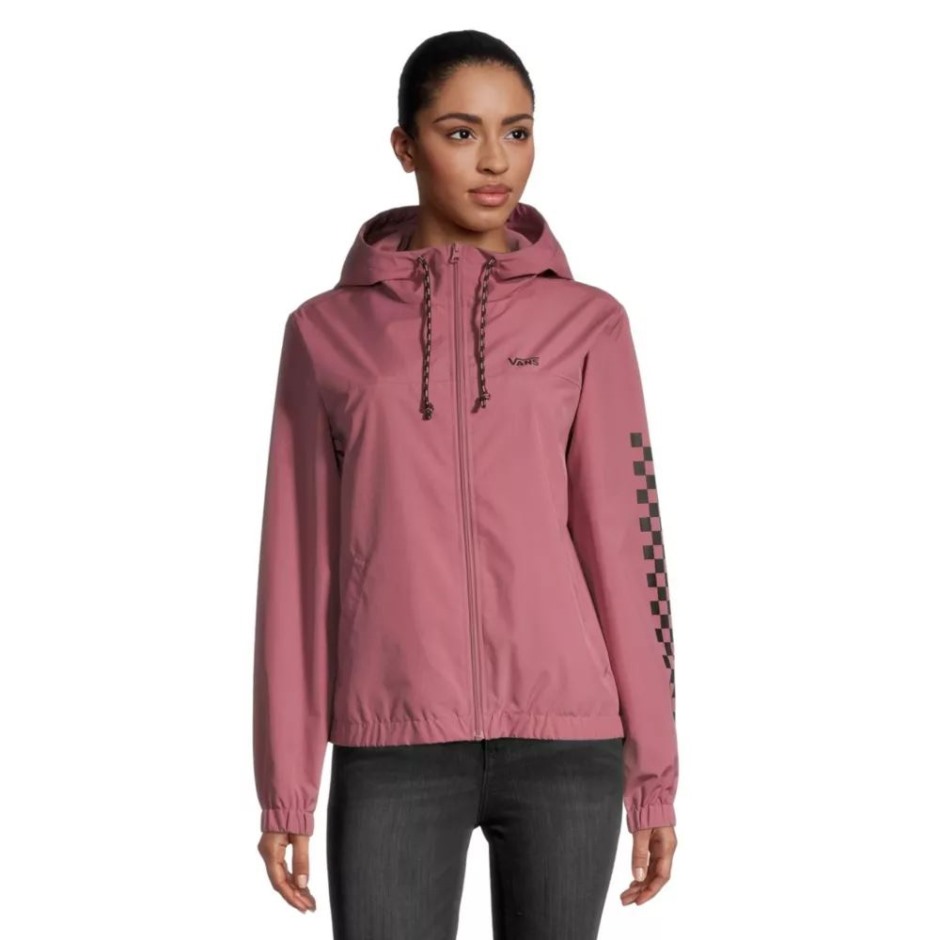 Vans Women's Kastle Check Me Jacket דקו ורד