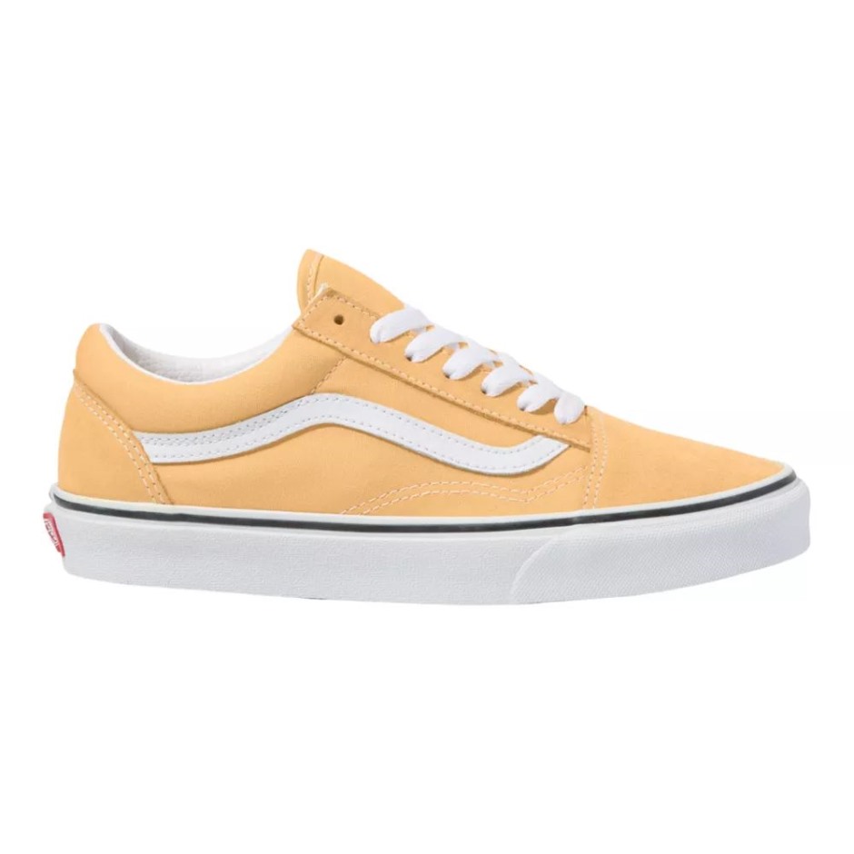 Vans לנשים אולד סקייט נעלי סניקרס נעלי סניקרס עליון נמוך להחליק קרם נושם
